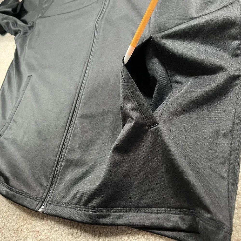 Smitty Men's Baseball Jacket Size XL Pullover And Full Zip Up Black Referee